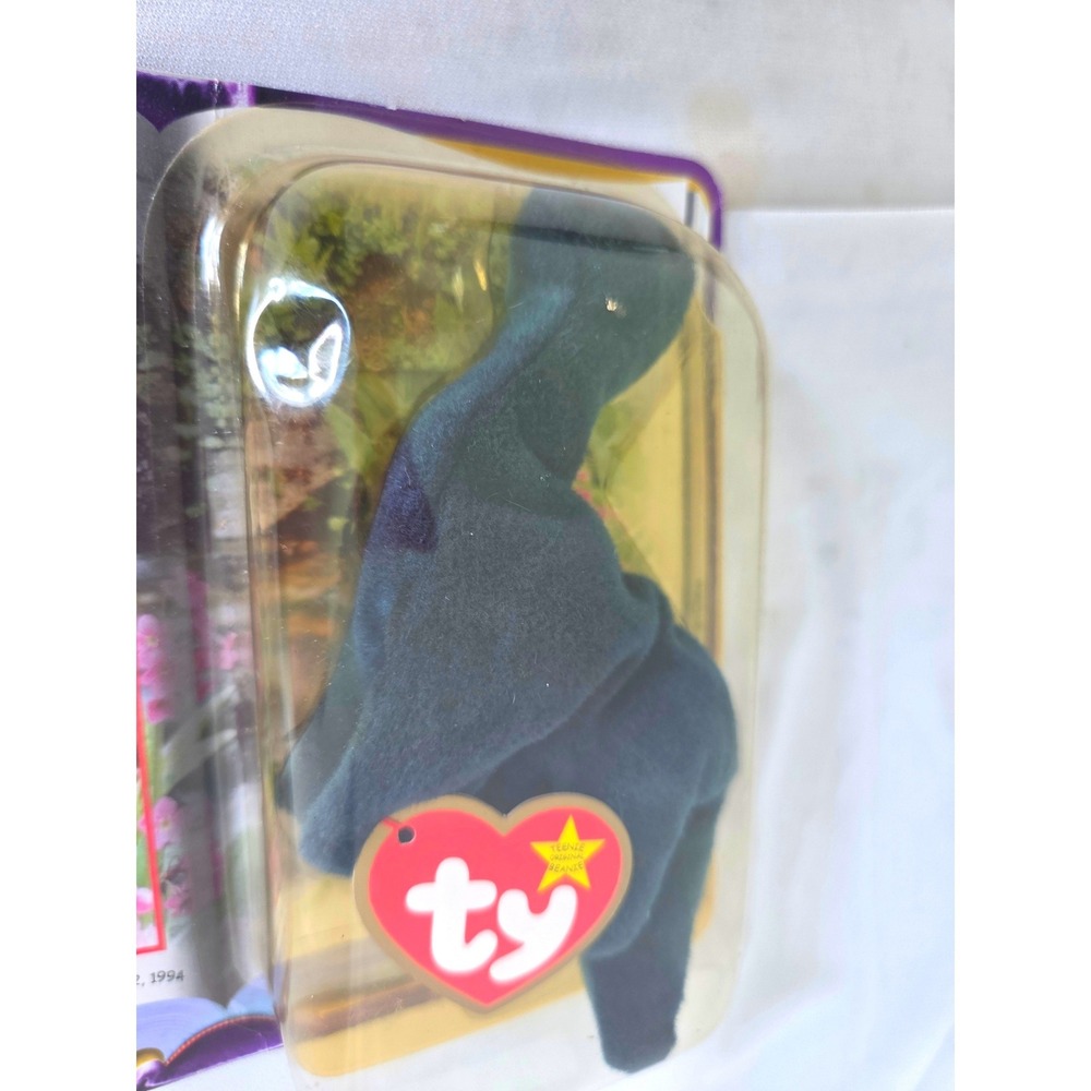 New 2000 Ty Teenie Beanie Babies McDonalds Bronty the Brontosaurus Dinosaur